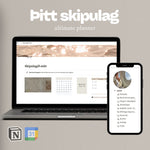 Skipulagið mitt // Notion planner