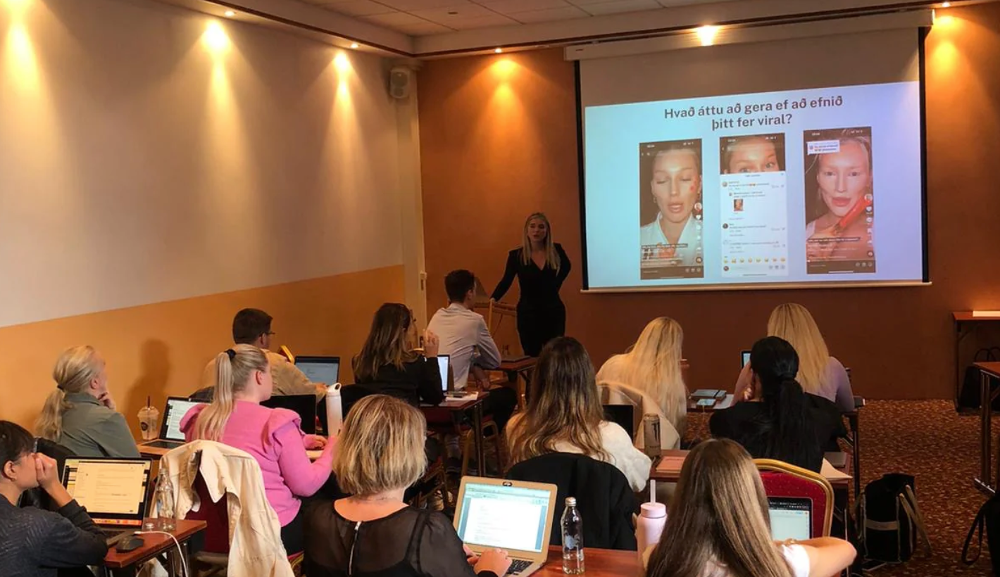 2026 BYRJENDANÁMSKEIÐ: Samfélagsmiðlanámskeið fyrir fyrirtækjaeigendur og markaðsstjóra