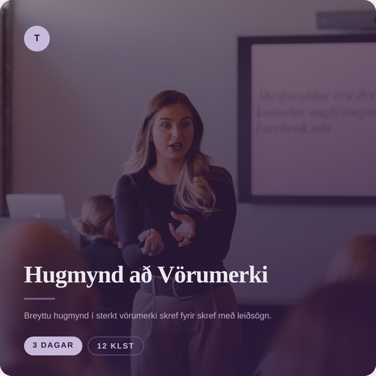 Hugmynd að vörumerki - Reykjavík